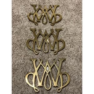 William and Mary Bbrass  Trivet Williamsburg Trivet (3)